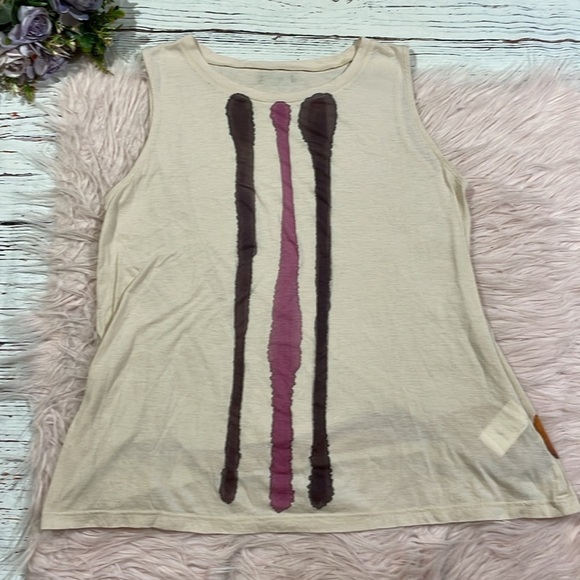 Archiviob Italy Knitting Club Watercolor Graphic Muscle Tank - Picture 1 of 9